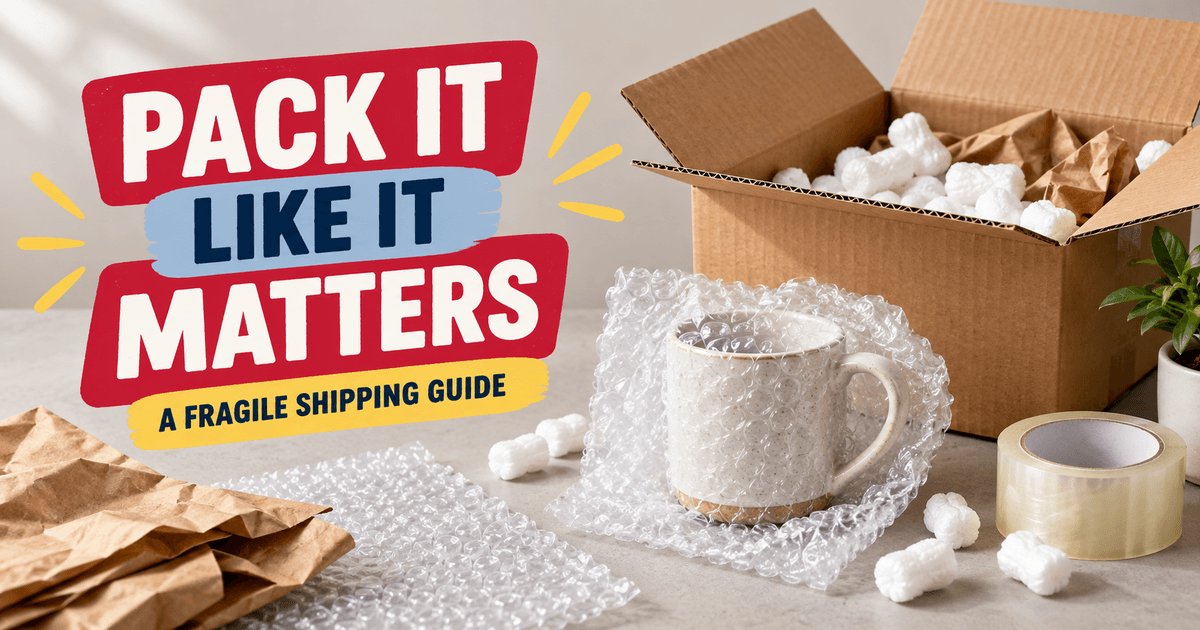 How to Pack and Ship Fragile Items Safely