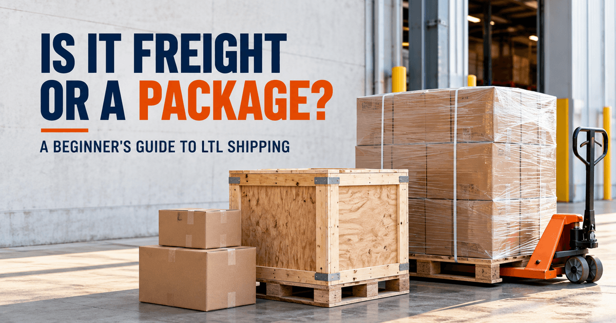 Is It Freight or a Package? A Beginner's Guide to LTL Shipping